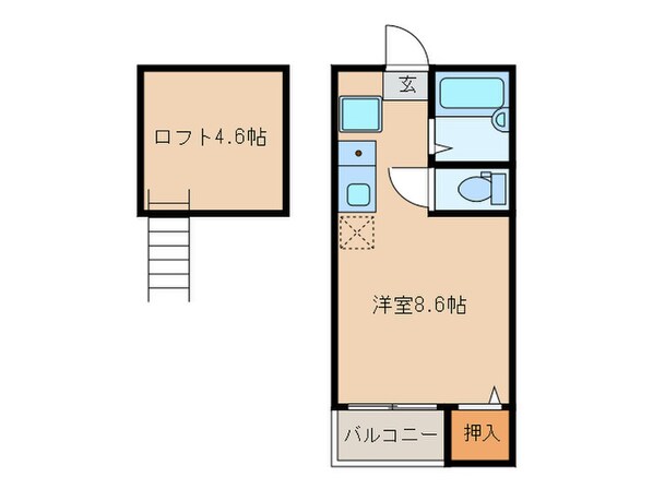 スタープラチナ姪浜の物件間取画像